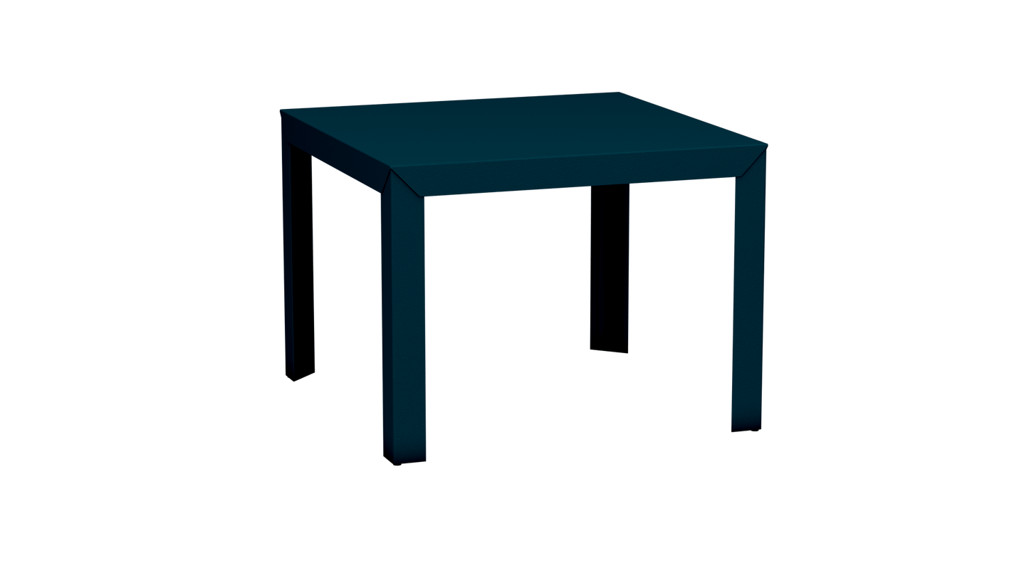 Table carrée en aluminium 100cm Zef - MATIERE GRISE - La Maison MilanaiseCanard 115Droits