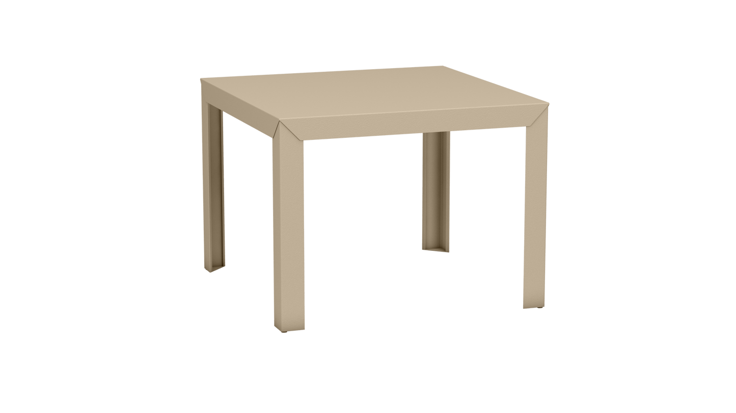 Table carrée en aluminium 100cm Zef - MATIERE GRISE - La Maison MilanaiseCrème 190Droits