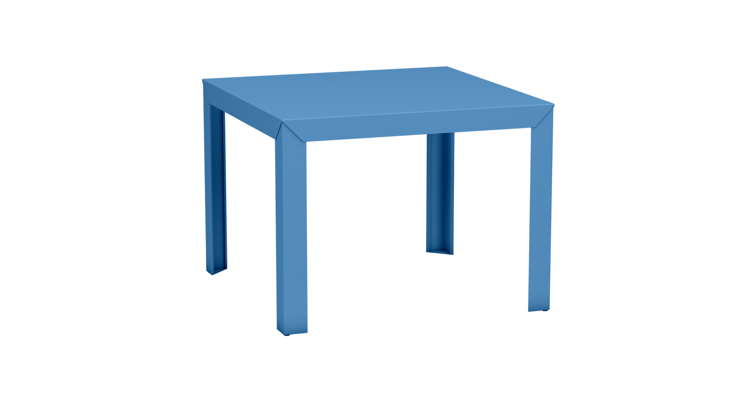 Table carrée en aluminium 100cm Zef - MATIERE GRISE - La Maison MilanaiseAzur 111Droits