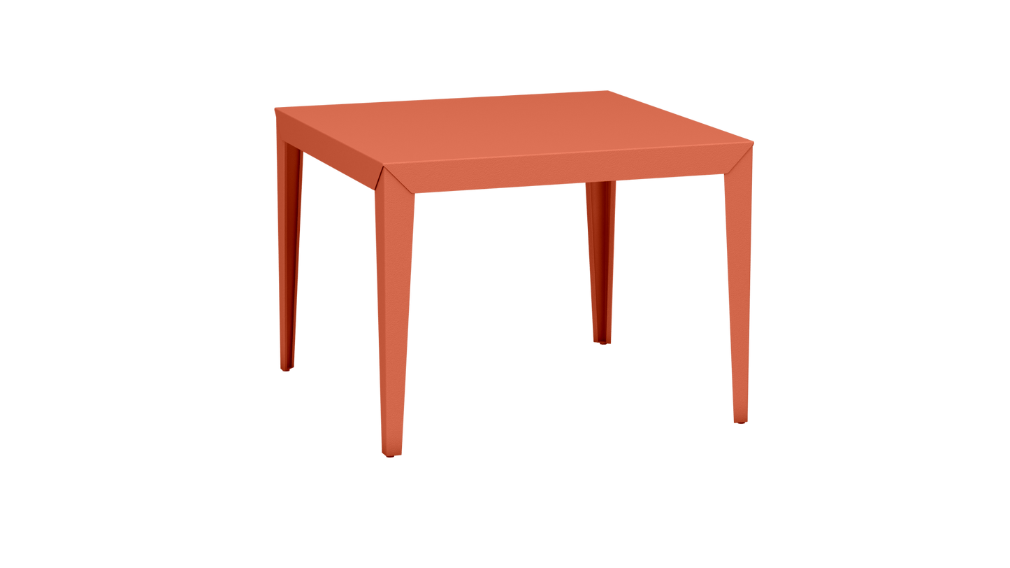 Table carrée en aluminium 100cm Zef - MATIERE GRISE - La Maison MilanaiseOrange givré 144Fuselés