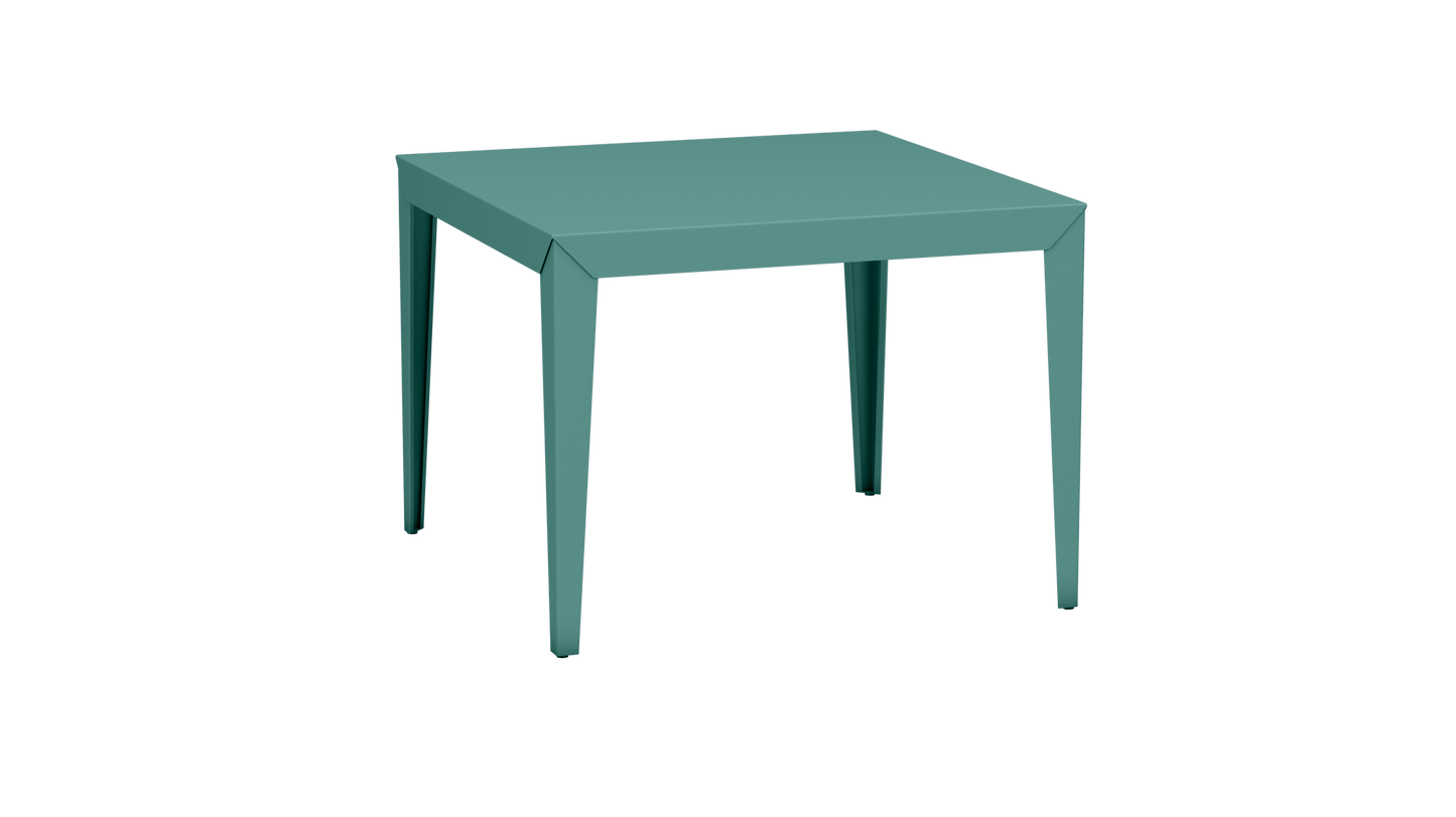 Table carrée en aluminium 100cm Zef - MATIERE GRISE - La Maison MilanaiseCeladon 006Fuselés