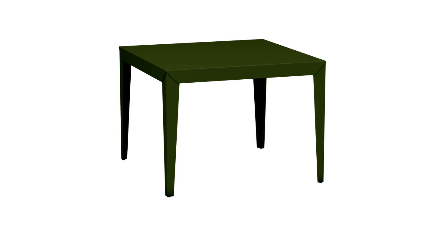 Table carrée en aluminium 100cm Zef - MATIERE GRISE - La Maison MilanaiseKaki 122Fuselés