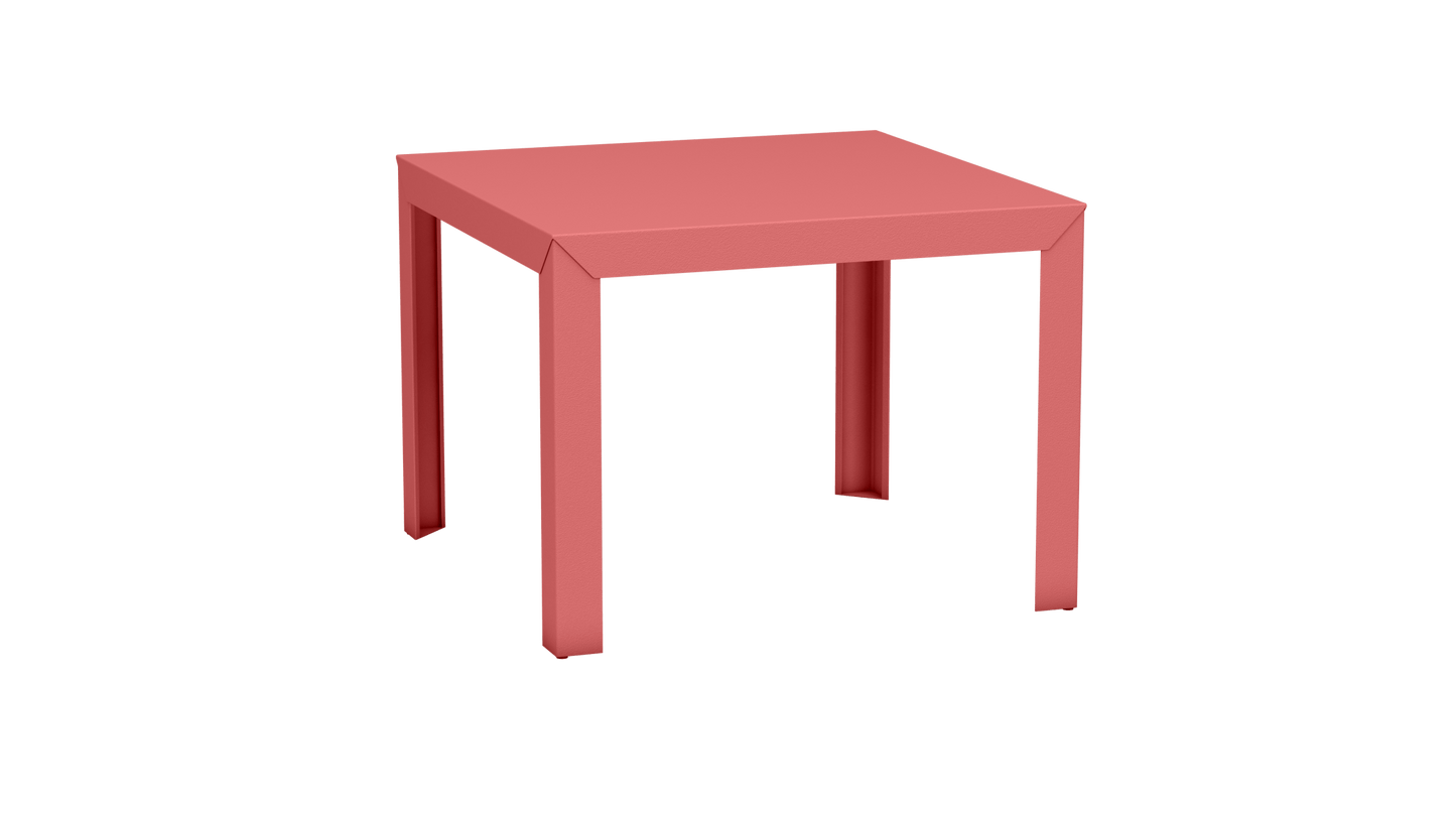 Table carrée en aluminium 100cm Zef - MATIERE GRISE - La Maison MilanaisePink Lady 163Droits