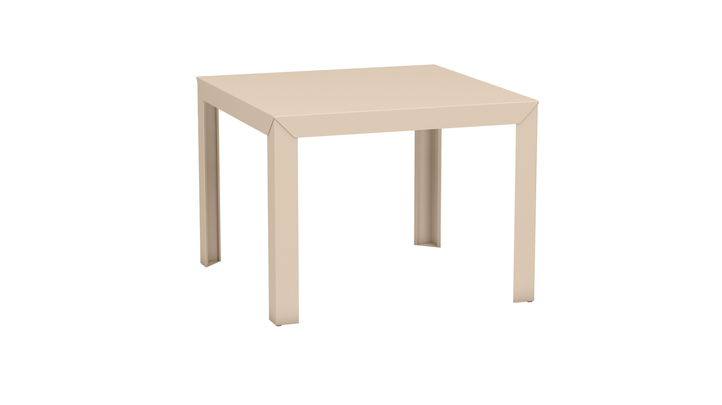 Table carrée en aluminium 100cm Zef - MATIERE GRISE - La Maison MilanaiseEggshell 161Droits