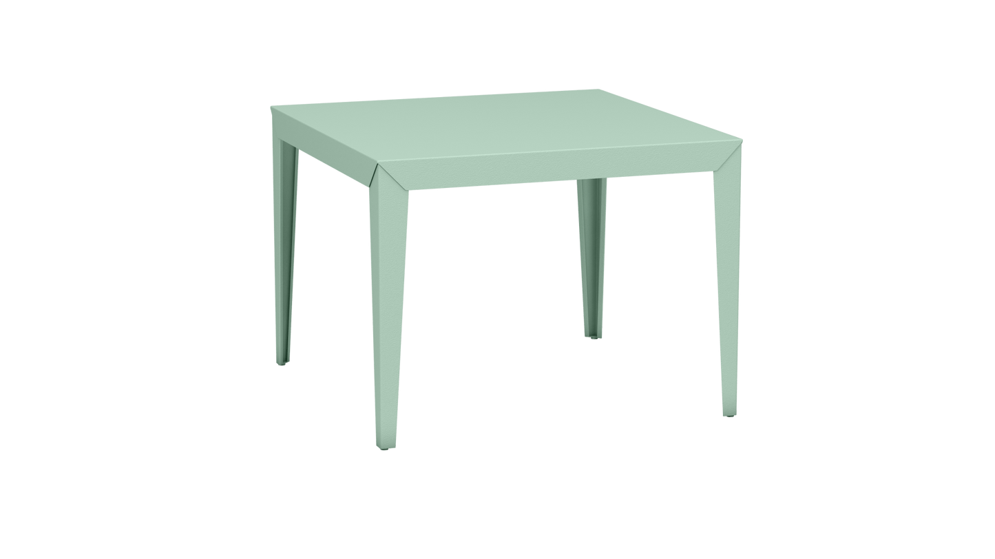 Table carrée en aluminium 100cm Zef - MATIERE GRISE - La Maison MilanaiseVert d'eau 120Fuselés