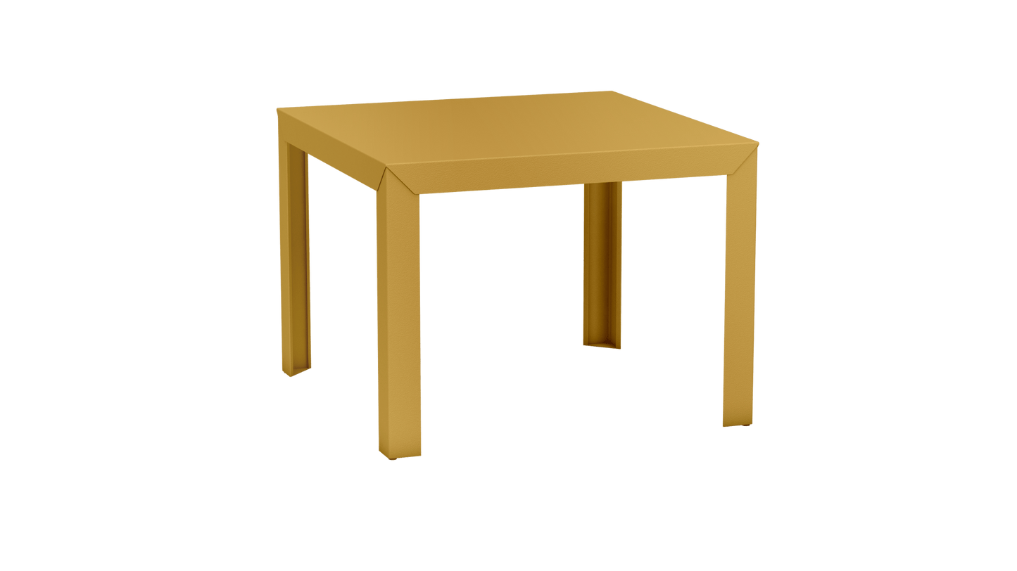 Table carrée en aluminium 100cm Zef - MATIERE GRISE - La Maison MilanaiseLaiton 230Droits