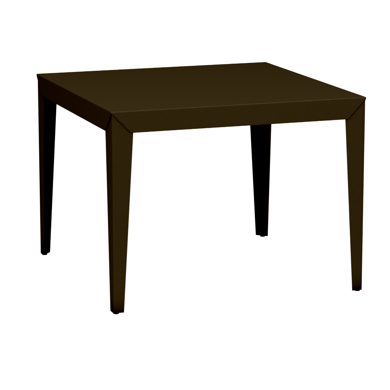 Table carrée en aluminium 100cm Zef - MATIERE GRISE - La Maison MilanaiseBronze 181Fuselés
