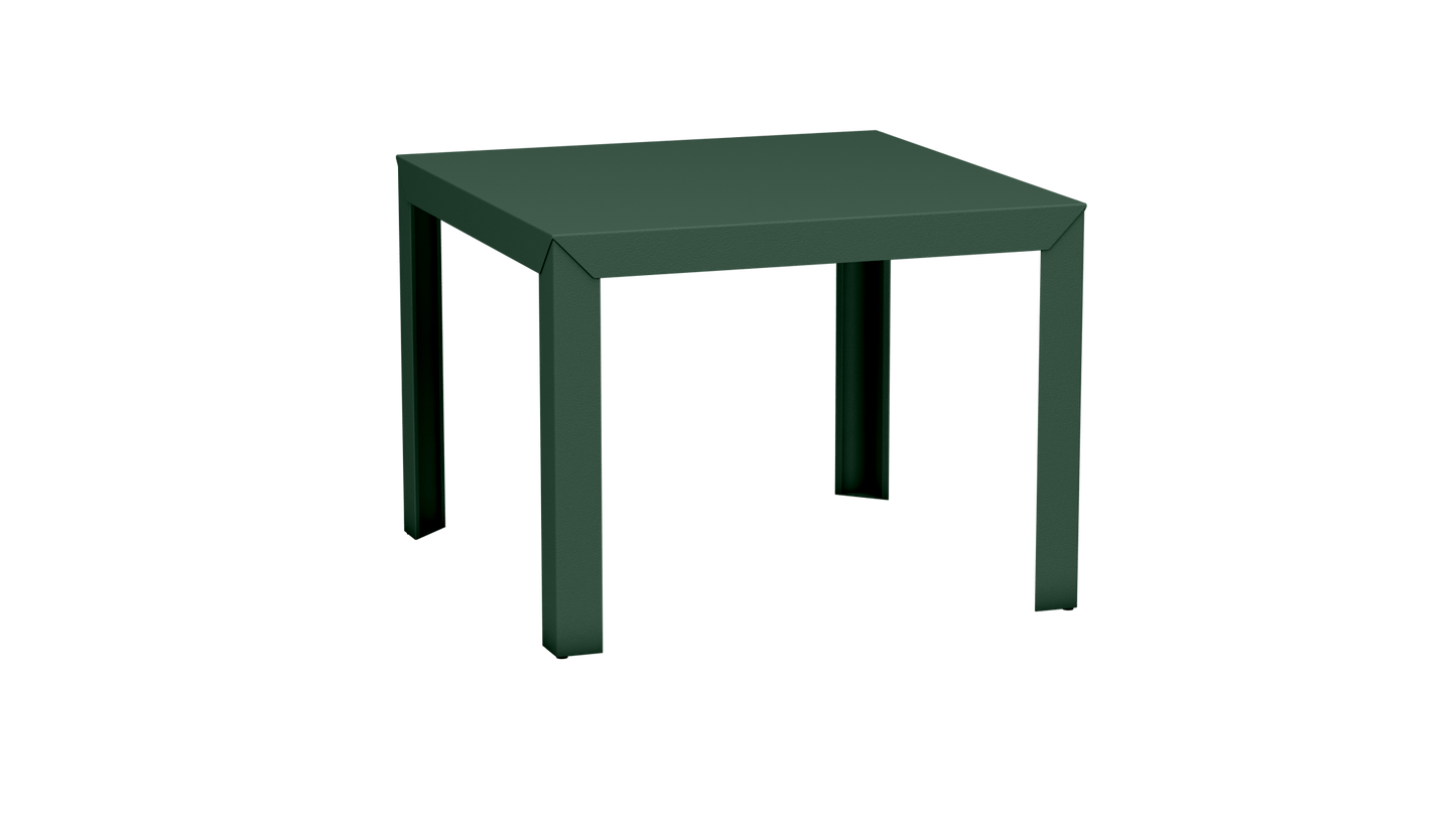 Table carrée en aluminium 100cm Zef - MATIERE GRISE - La Maison MilanaiseOlive 121Droits