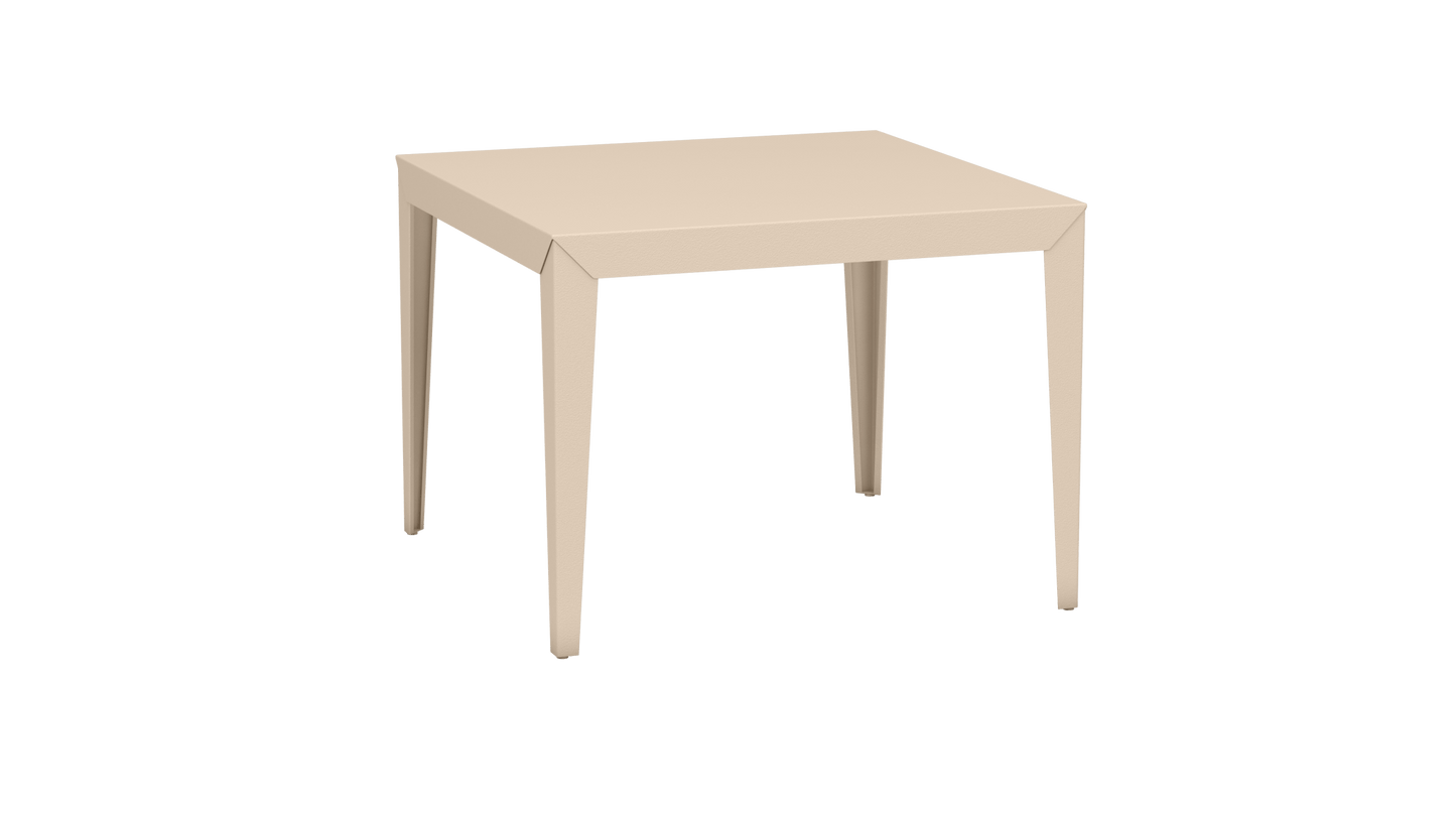 Table carrée en aluminium 100cm Zef - MATIERE GRISE - La Maison MilanaiseEggshell 161Fuselés