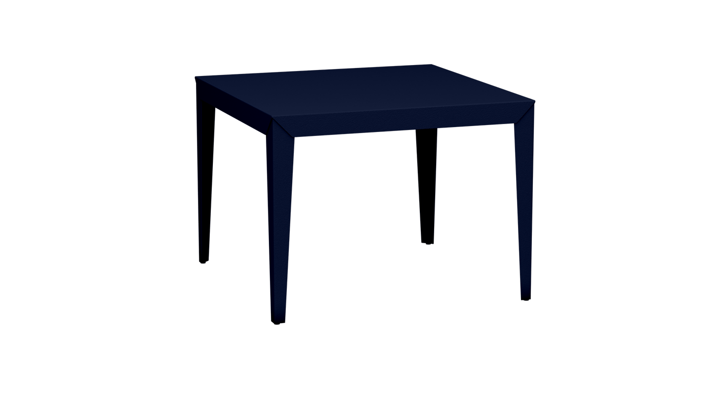Table carrée en aluminium 100cm Zef - MATIERE GRISE - La Maison MilanaiseNuit 114Fuselés