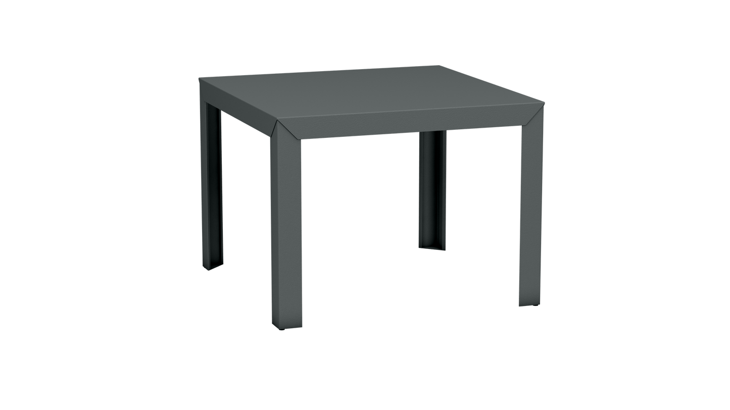 Table carrée en aluminium 100cm Zef - MATIERE GRISE - La Maison MilanaiseOrage 221Droits