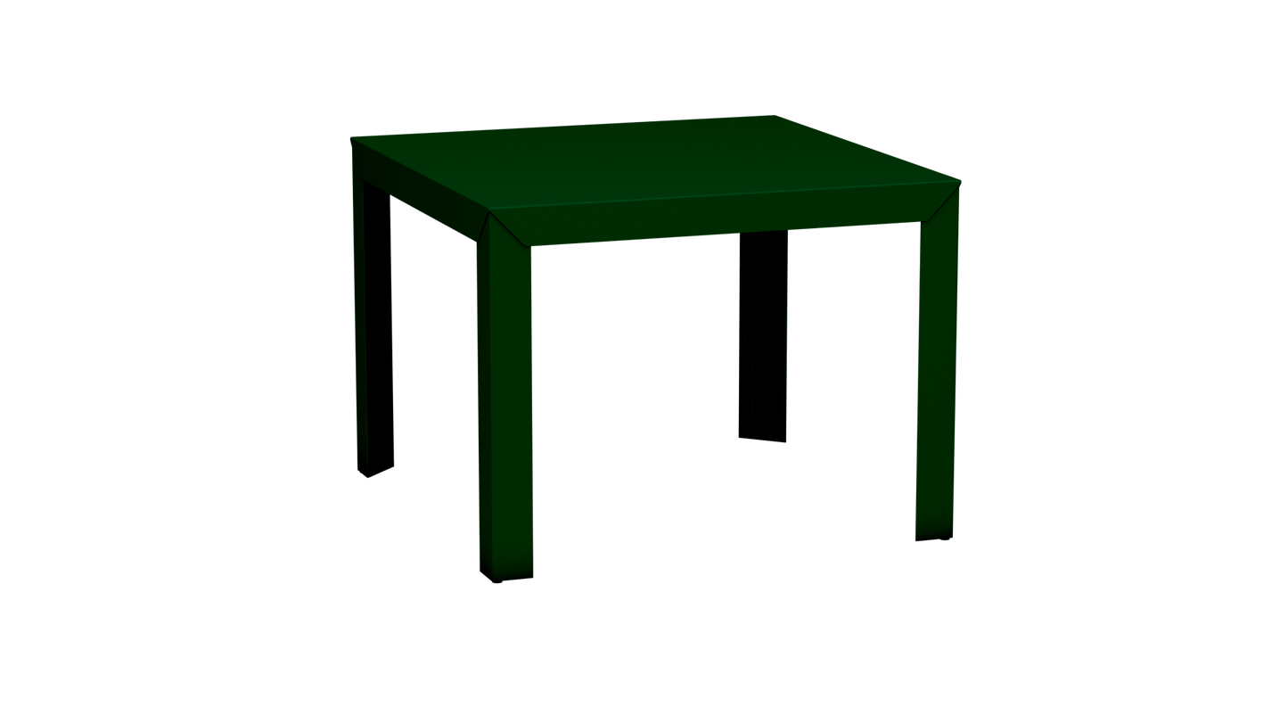 Table carrée en aluminium 100cm Zef - MATIERE GRISE - La Maison MilanaiseCanopée 124Droits