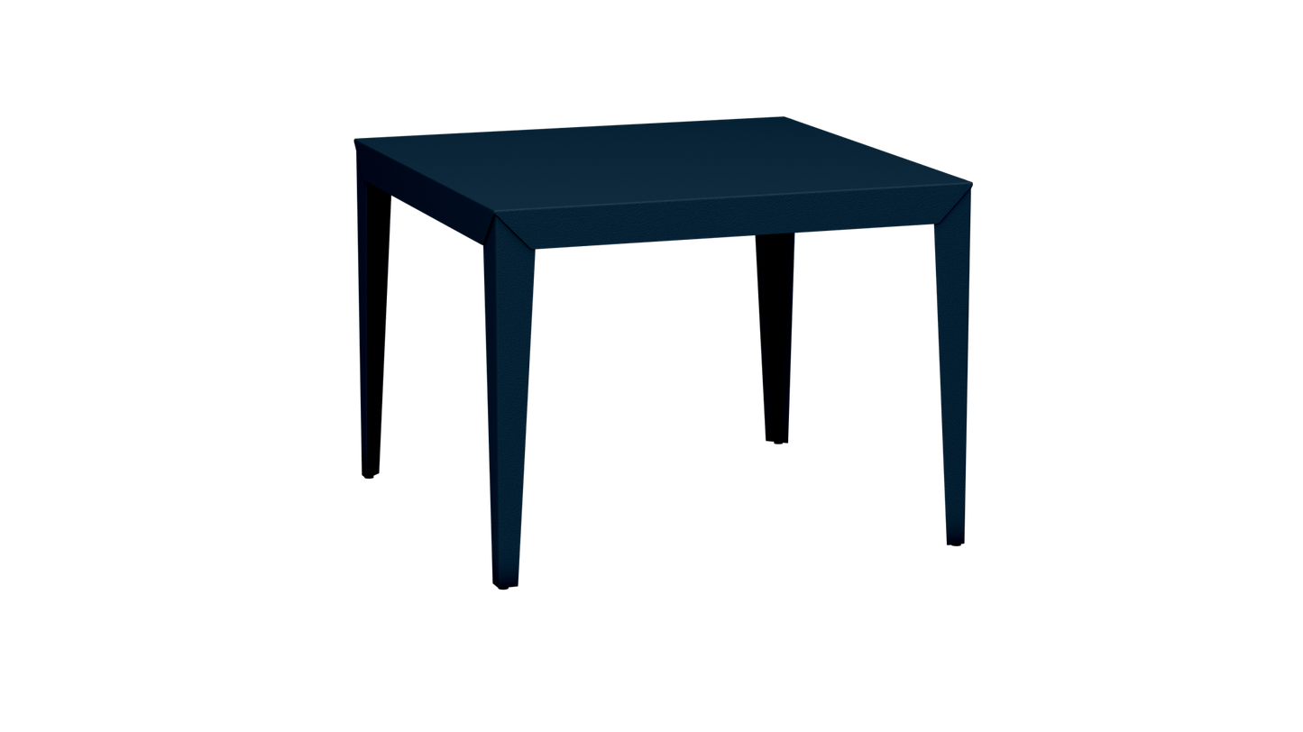 Table carrée en aluminium 100cm Zef - MATIERE GRISE - La Maison MilanaiseDenim 007Fuselés