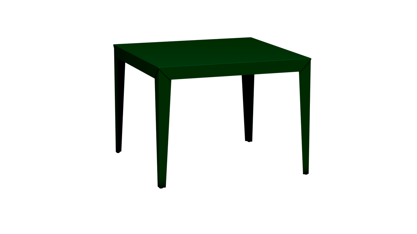 Table carrée en aluminium 100cm Zef - MATIERE GRISE - La Maison MilanaiseCanopée 124Fuselés