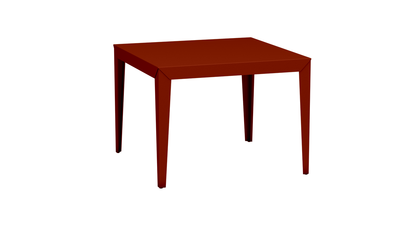 Table carrée en aluminium 100cm Zef - MATIERE GRISE - La Maison MilanaiseTerracotta 142Fuselés