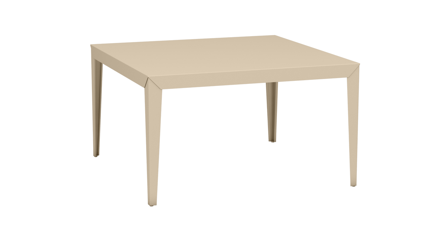 Table carrée en aluminium 130cm Zef - MATIERE GRISE - La Maison MilanaiseCrème 190Droits