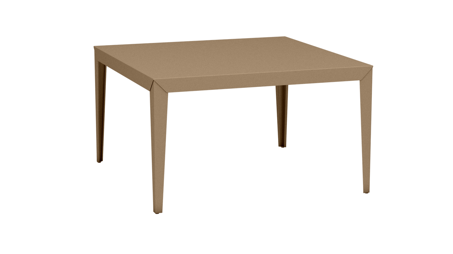 Table carrée en aluminium 130cm Zef - MATIERE GRISE - La Maison MilanaiseSable 018Droits