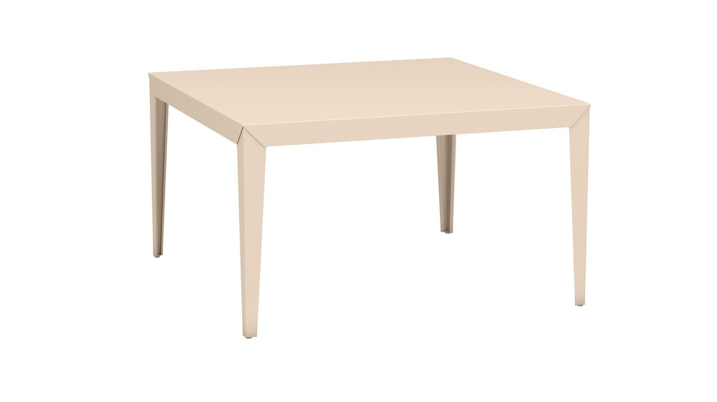 Table carrée en aluminium 130cm Zef - MATIERE GRISE - La Maison MilanaiseEggshell 161Fuselés