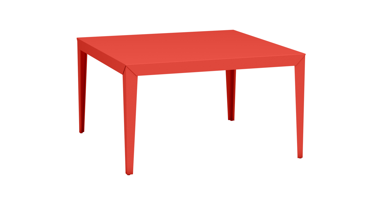 Table carrée en aluminium 130cm Zef - MATIERE GRISE - La Maison MilanaisePêche 143Fuselés