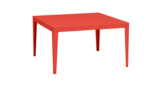 Table carrée en aluminium 130cm Zef - MATIERE GRISE - La Maison MilanaisePêche 143Fuselés