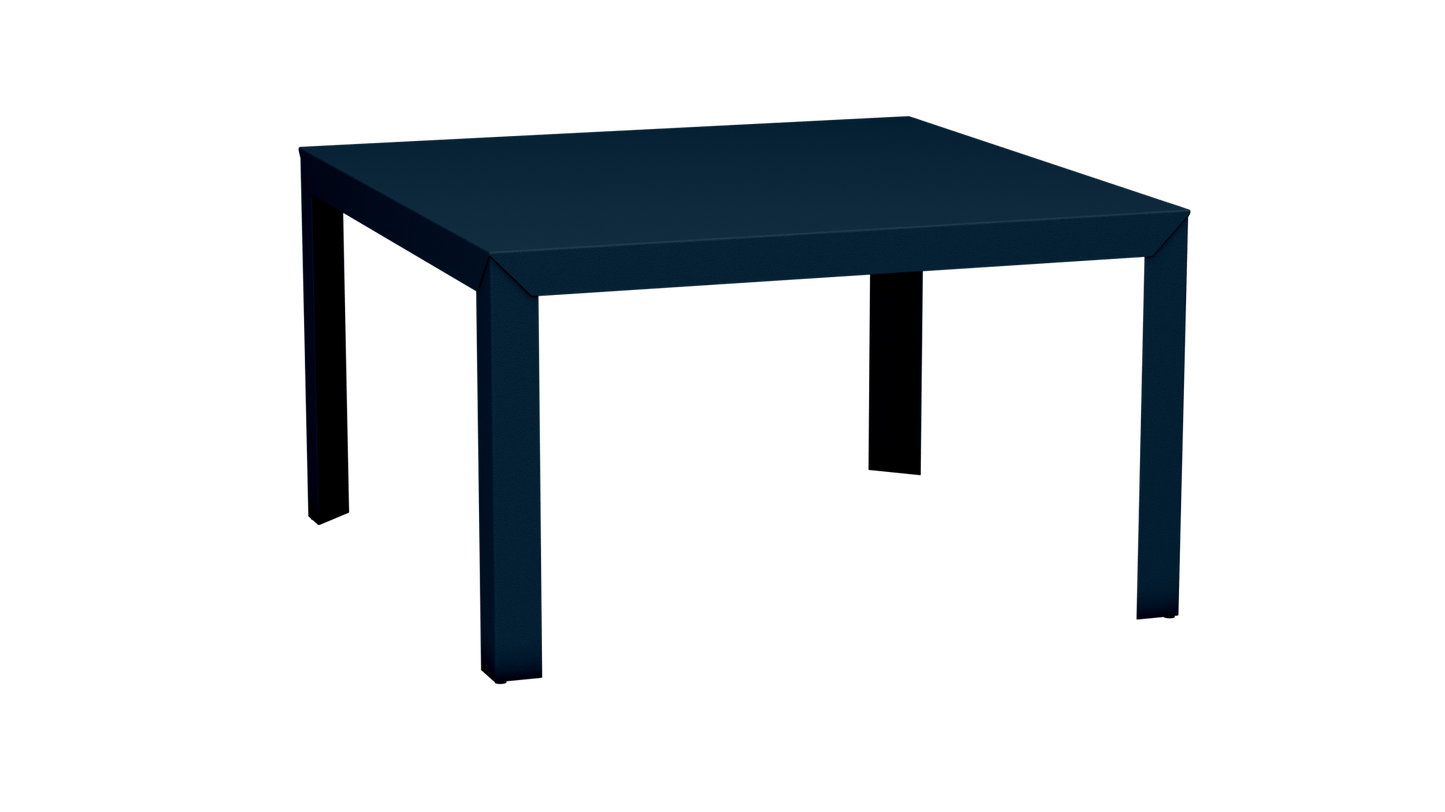 Table carrée en aluminium 130cm Zef - MATIERE GRISE - La Maison MilanaiseDenim 007Droits