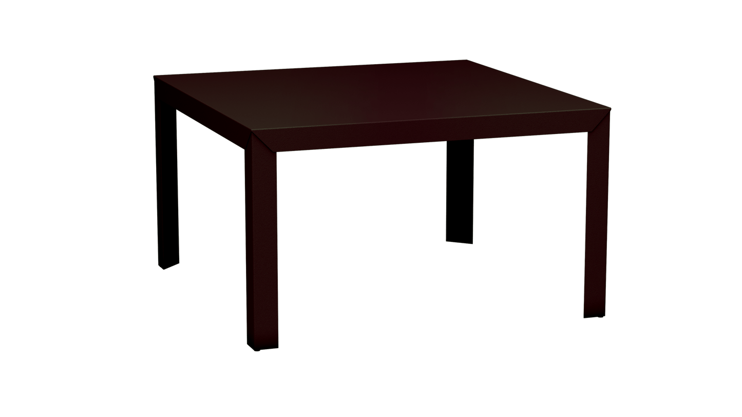 Table carrée en aluminium 130cm Zef - MATIERE GRISE - La Maison MilanaiseViolet de Mars 171Droits