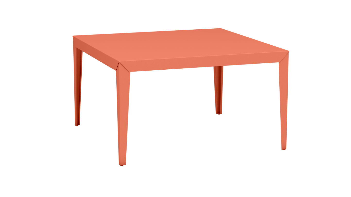 Table carrée en aluminium 130cm Zef - MATIERE GRISE - La Maison MilanaiseOrange givré 144Fuselés