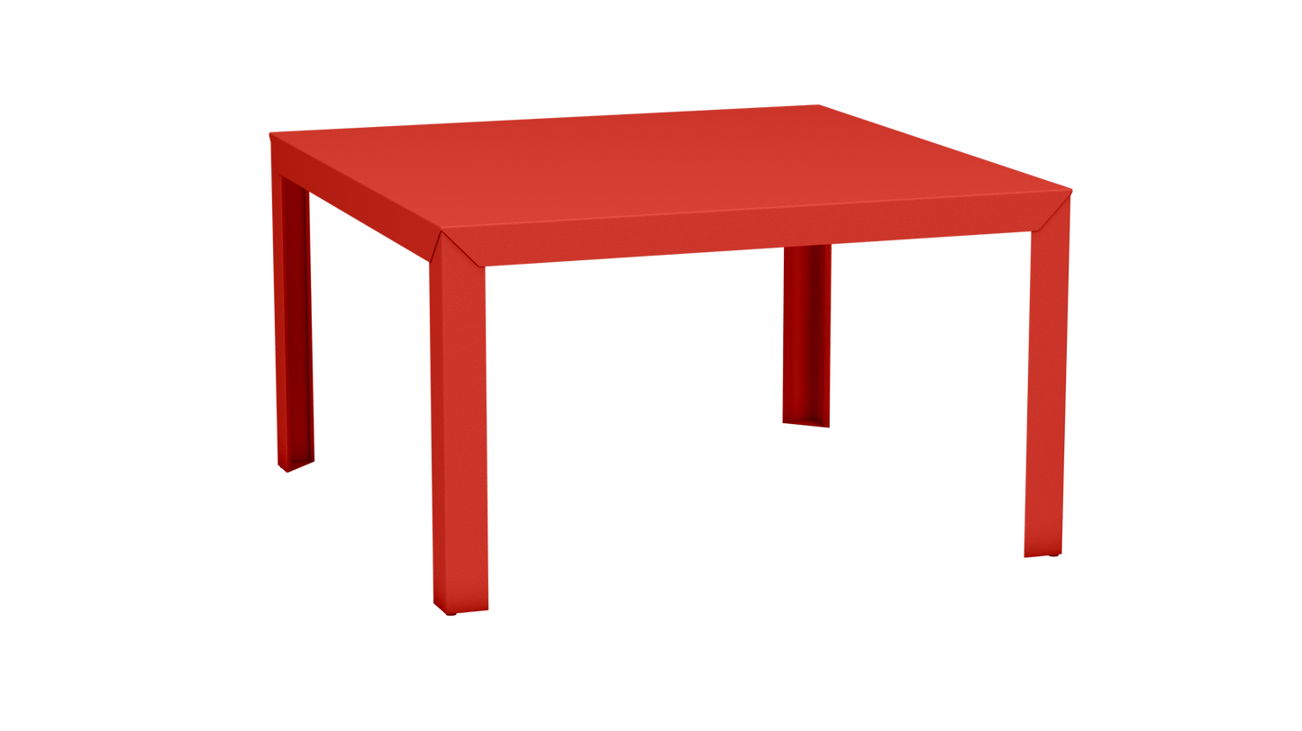 Table carrée en aluminium 130cm Zef - MATIERE GRISE - La Maison MilanaisePêche 143Droits