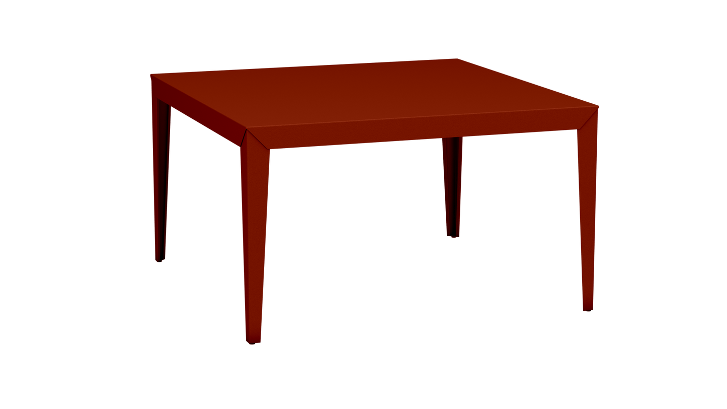 Table carrée en aluminium 130cm Zef - MATIERE GRISE - La Maison MilanaiseTerracotta 142Fuselés