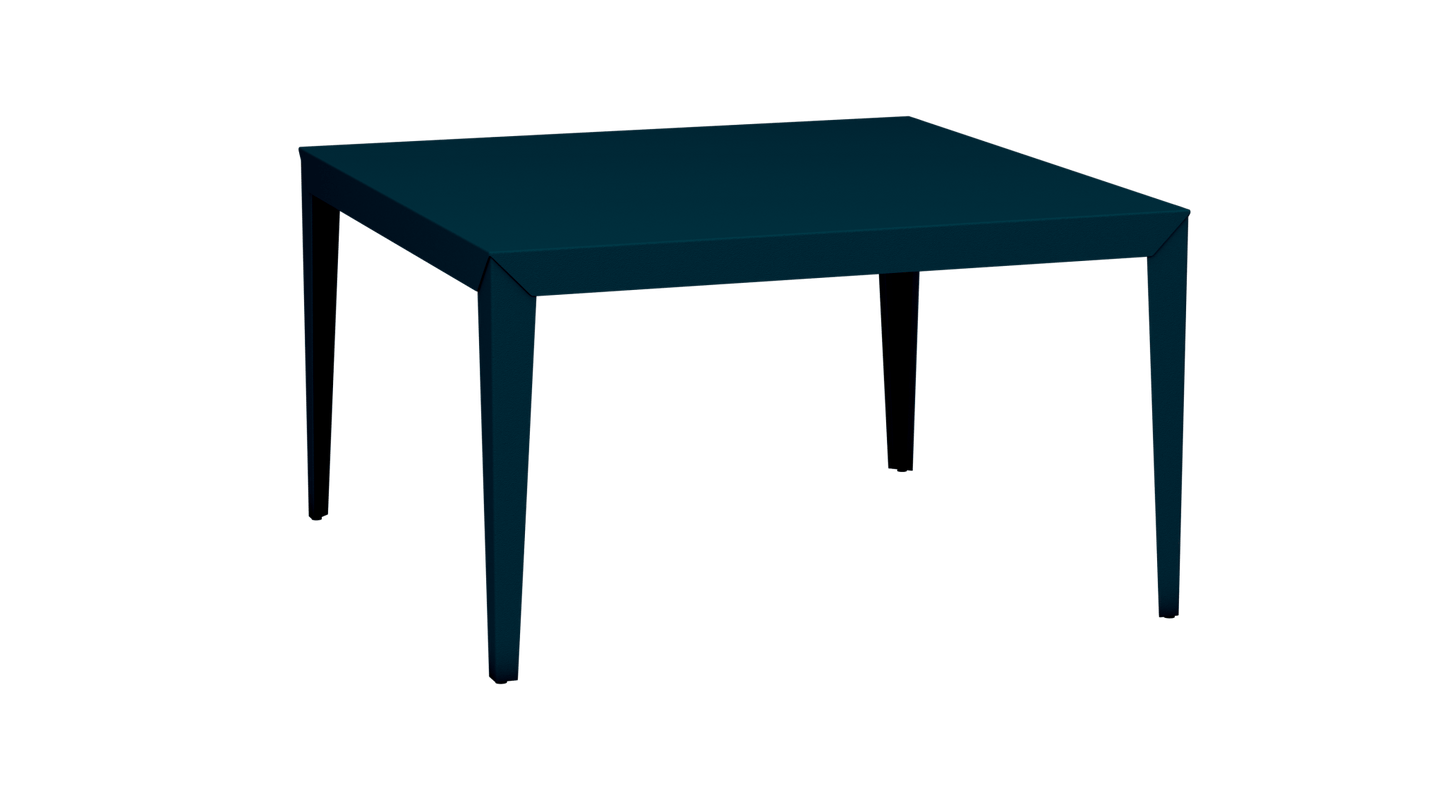Table carrée en aluminium 130cm Zef - MATIERE GRISE - La Maison MilanaiseCanard 115Fuselés
