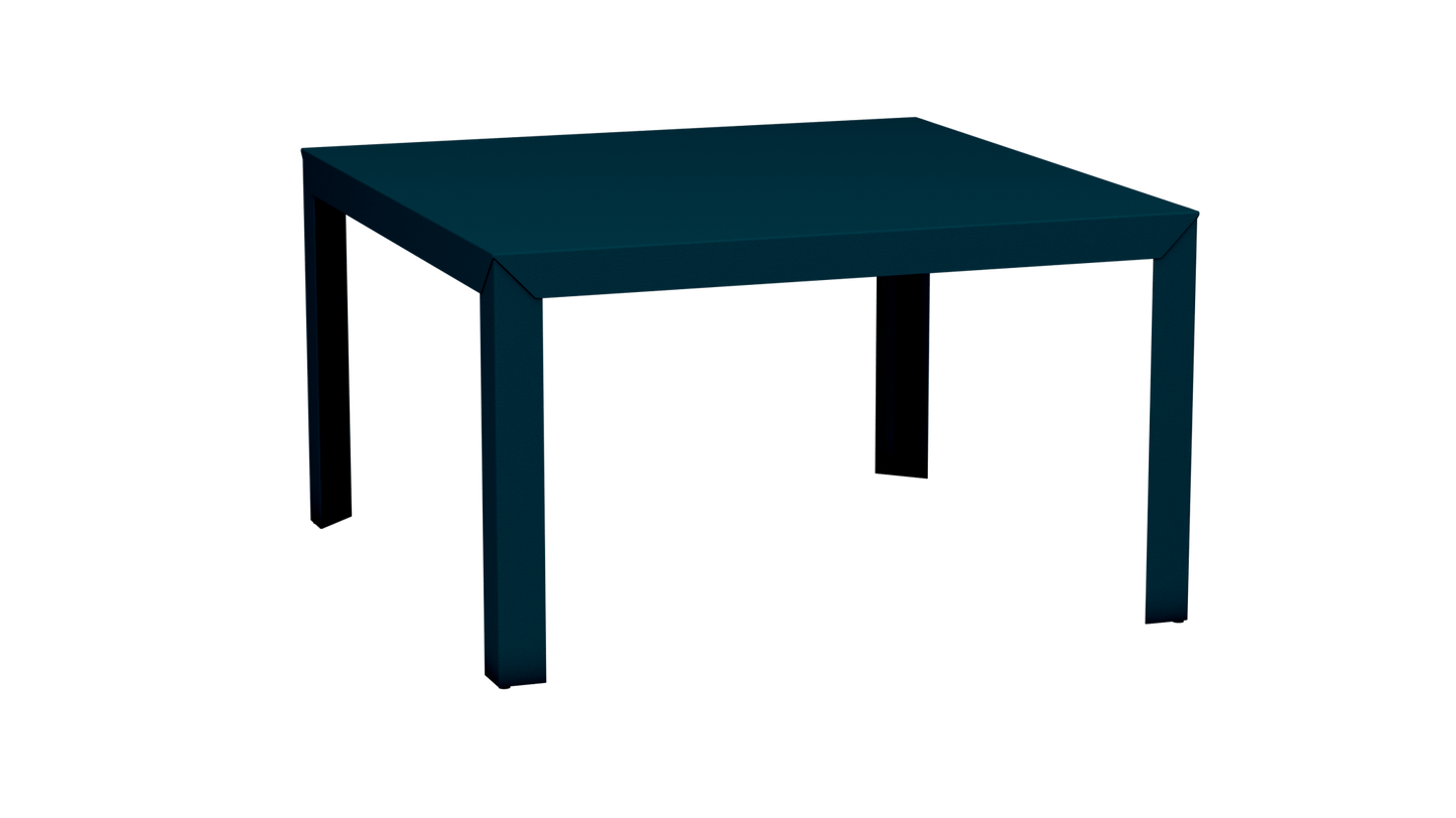 Table carrée en aluminium 130cm Zef - MATIERE GRISE - La Maison MilanaiseCanard 115Droits