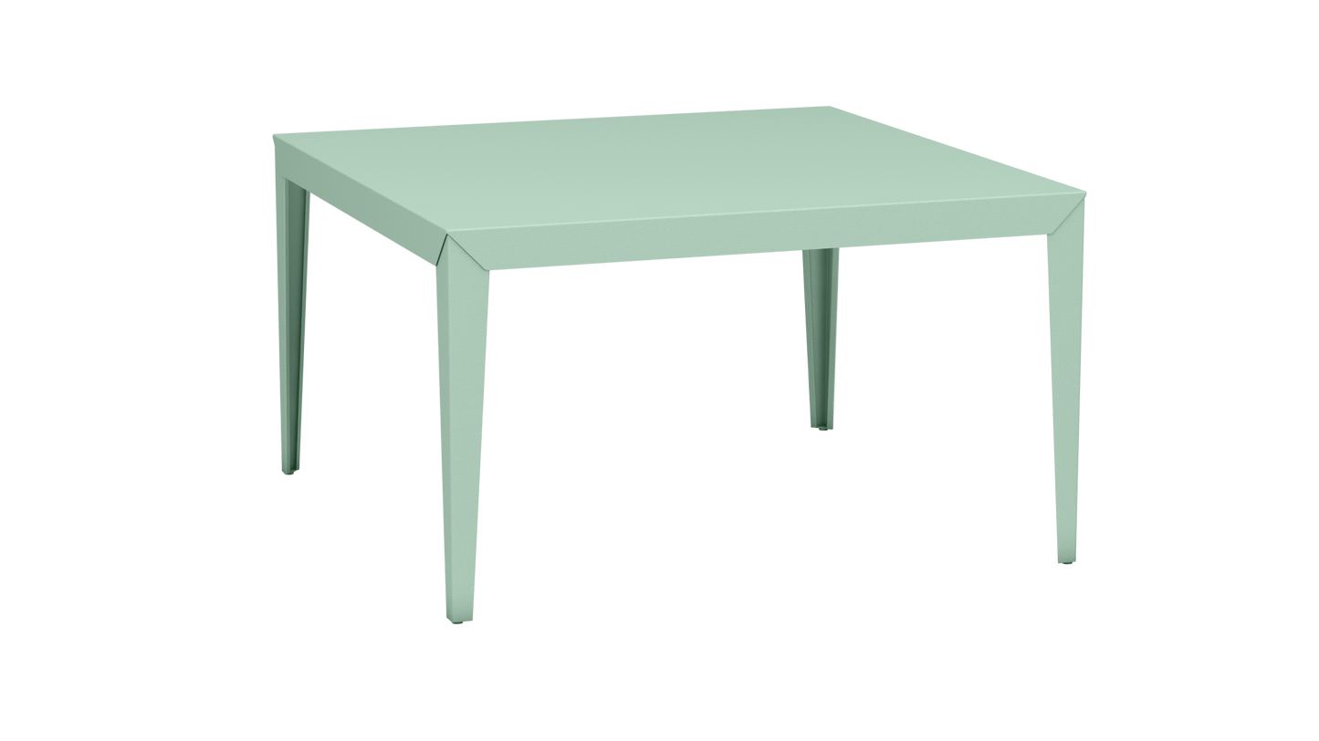 Table carrée en aluminium 130cm Zef - MATIERE GRISE - La Maison MilanaiseVert d'eau 120Fuselés