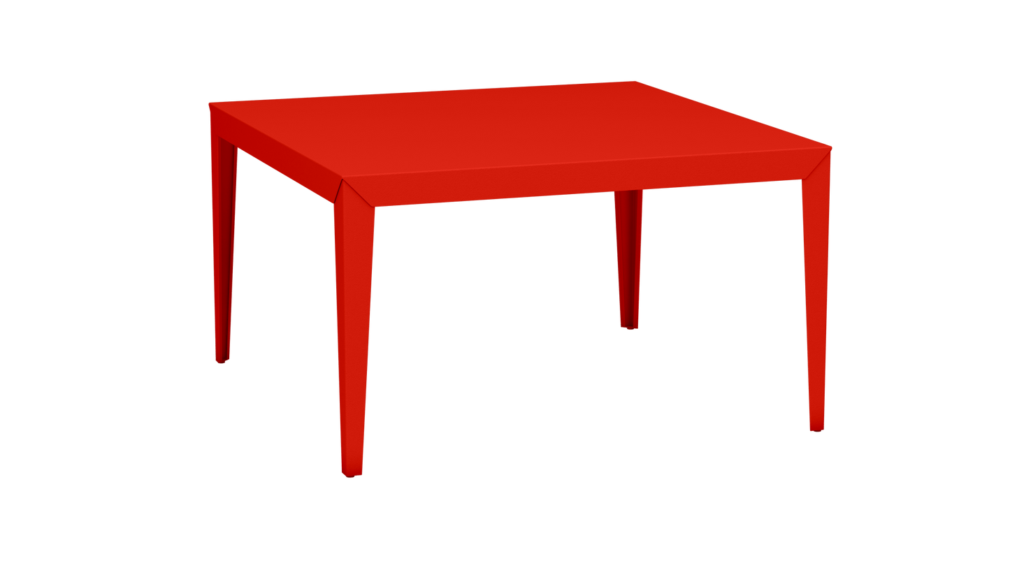 Table carrée en aluminium 130cm Zef - MATIERE GRISE - La Maison MilanaiseCorail 032Fuselés