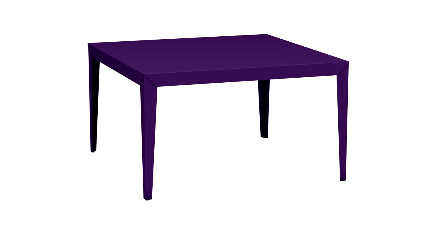 Table carrée en aluminium 130cm Zef - MATIERE GRISE - La Maison MilanaiseUltra Violet 172Droits