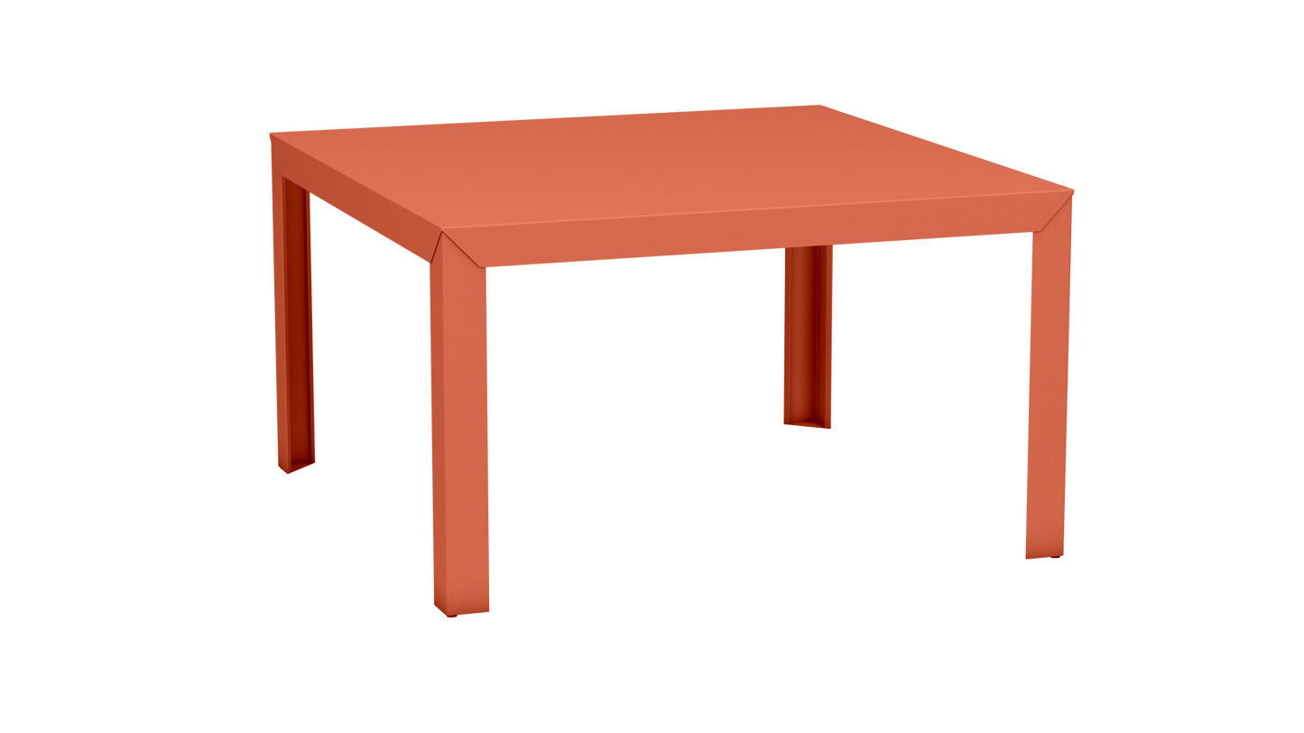 Table carrée en aluminium 130cm Zef - MATIERE GRISE - La Maison MilanaiseOrange givré 144Droits