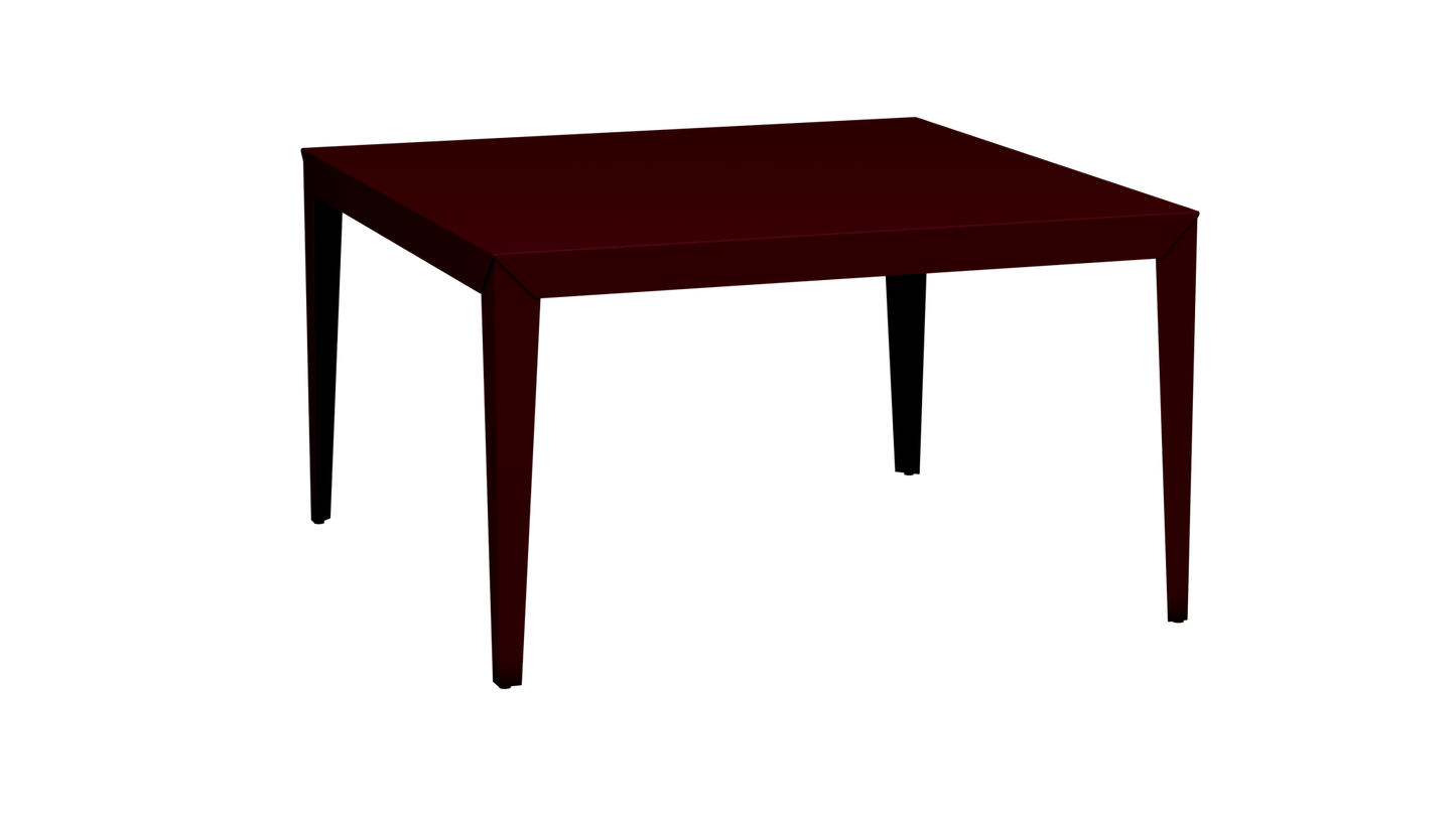 Table carrée en aluminium 130cm Zef - MATIERE GRISE - La Maison MilanaiseBourgogne 153Fuselés