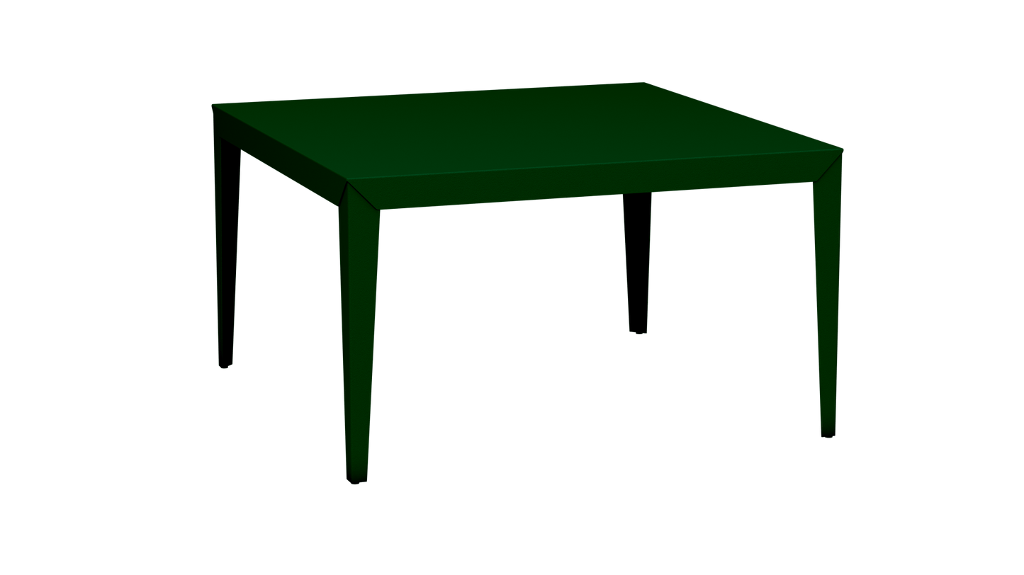 Table carrée en aluminium 130cm Zef - MATIERE GRISE - La Maison MilanaiseCanopée 124Droits