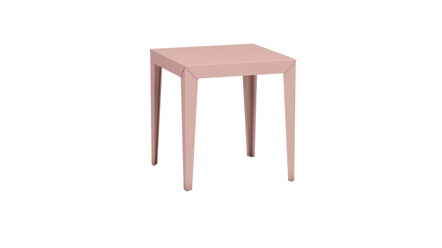 Table carrée en aluminium 70cm Zef - MATIERE GRISE - La Maison MilanaiseBaby pink 162Fuselés