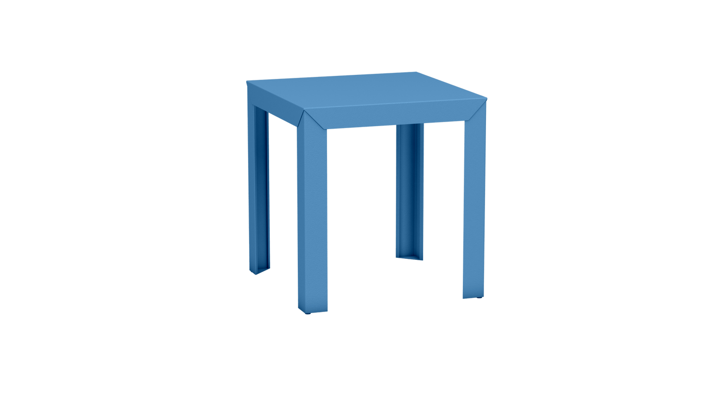 Table carrée en aluminium 70cm Zef - MATIERE GRISE - La Maison MilanaiseAzur 111Droits