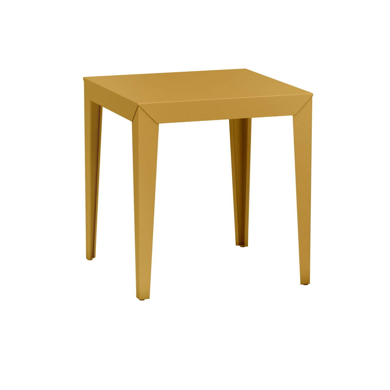 Table carrée en aluminium 70cm Zef - MATIERE GRISE - La Maison MilanaiseLaiton 230Fuselés