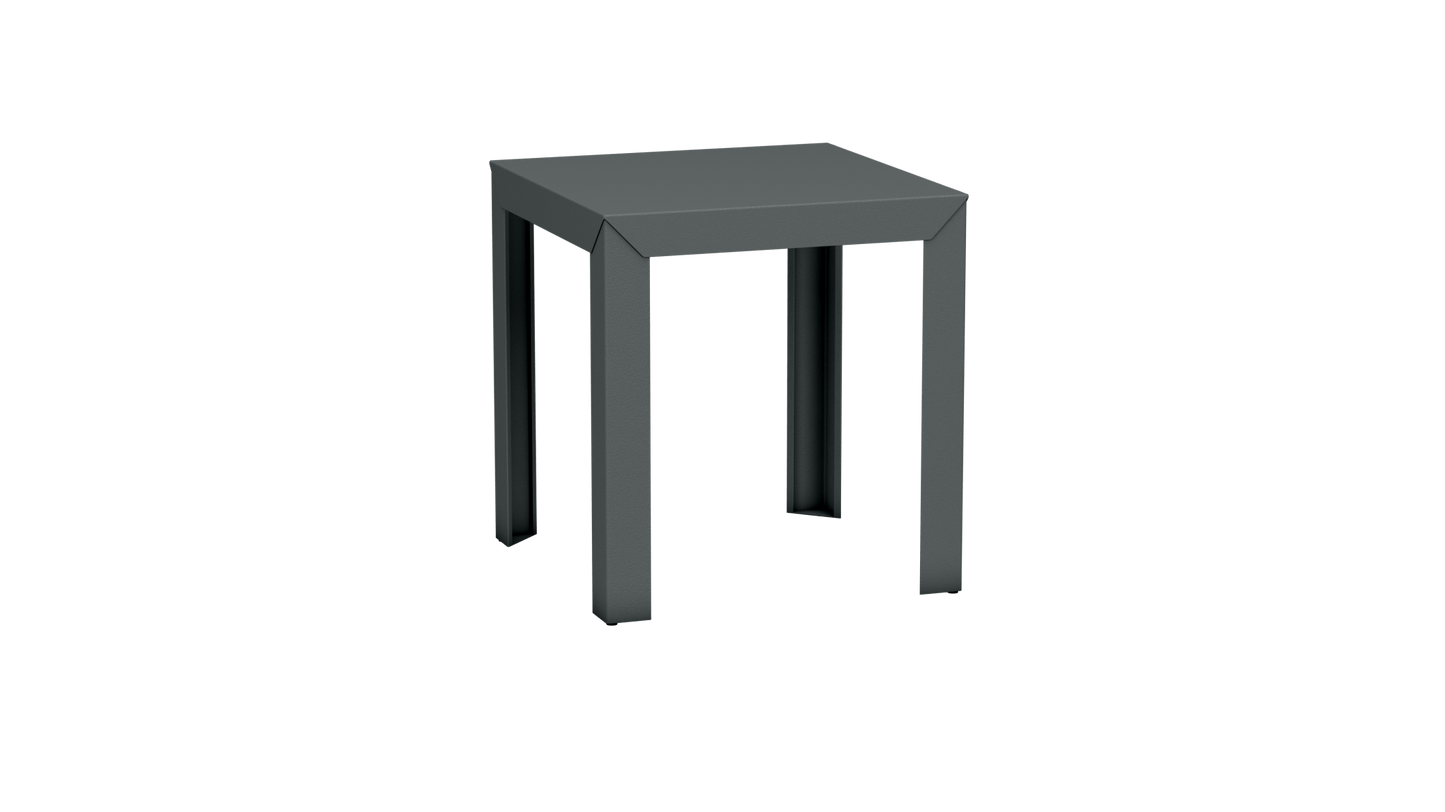 Table carrée en aluminium 70cm Zef - MATIERE GRISE - La Maison MilanaiseOrage 221Droits