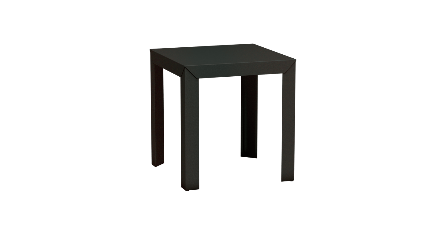 Table carrée en aluminium 70cm Zef - MATIERE GRISE - La Maison MilanaiseWinners 223Droits