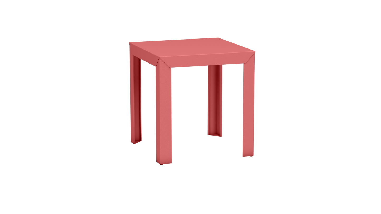 Table carrée en aluminium 70cm Zef - MATIERE GRISE - La Maison MilanaisePink Lady 163Droits
