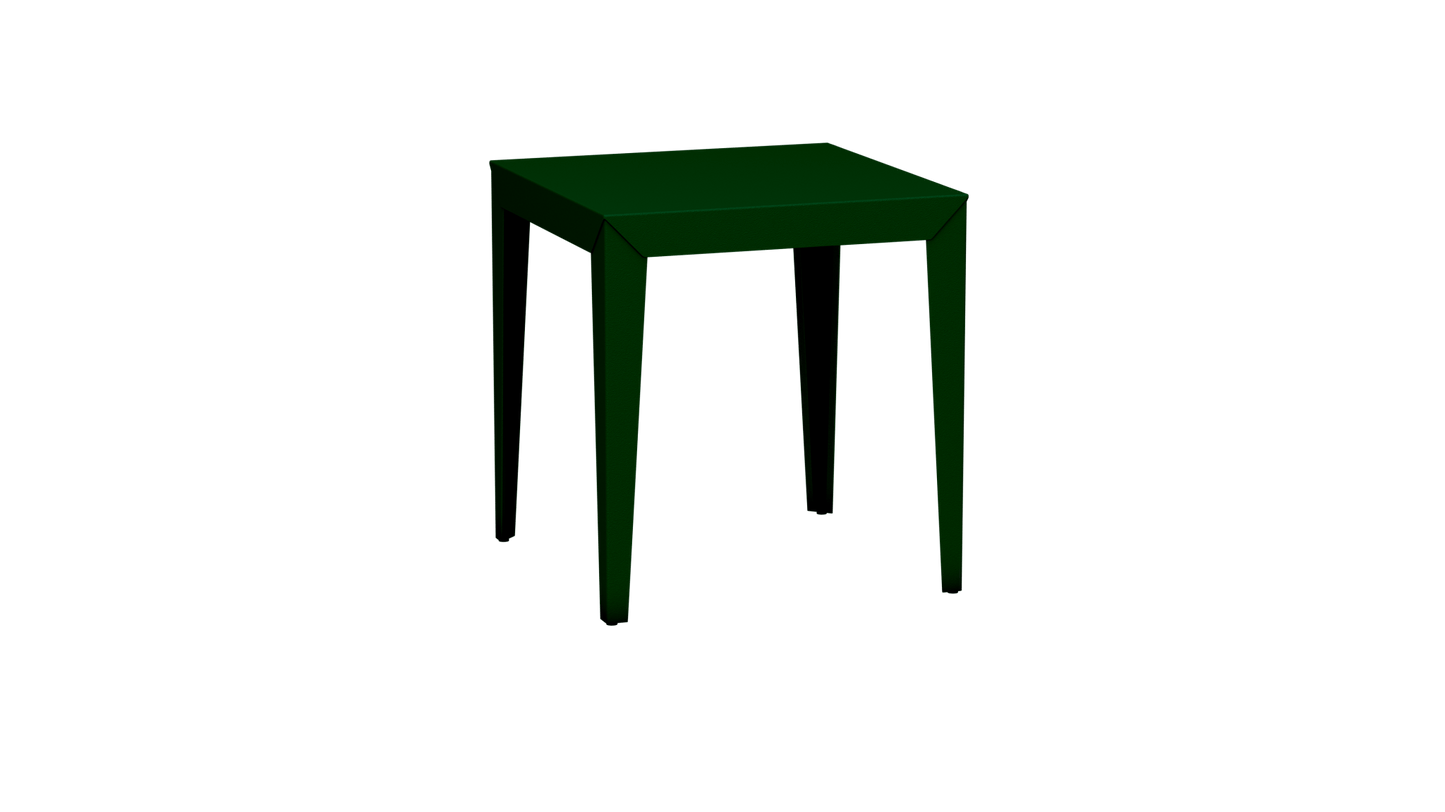Table carrée en aluminium 70cm Zef - MATIERE GRISE - La Maison MilanaiseBaby pink 162Fuselés
