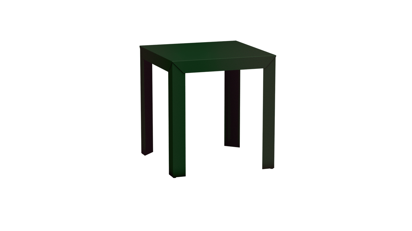 Table carrée en aluminium 70cm Zef - MATIERE GRISE - La Maison MilanaiseJekyll 123Droits