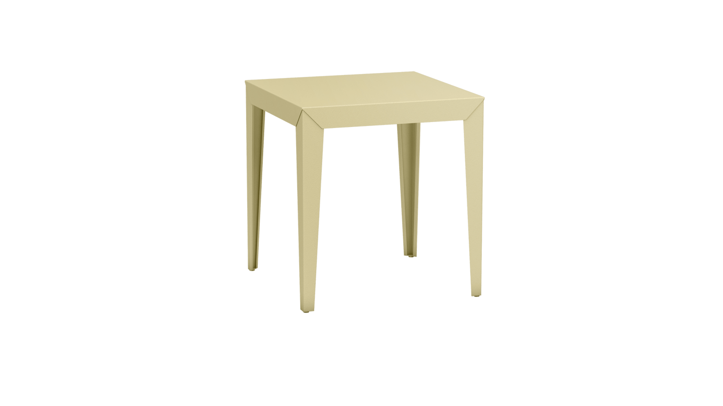Table carrée en aluminium 70cm Zef - MATIERE GRISE - La Maison MilanaiseChampagne 231Fuselés