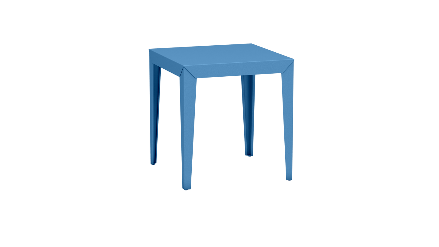 Table carrée en aluminium 70cm Zef - MATIERE GRISE - La Maison MilanaiseAzur 111Fuselés