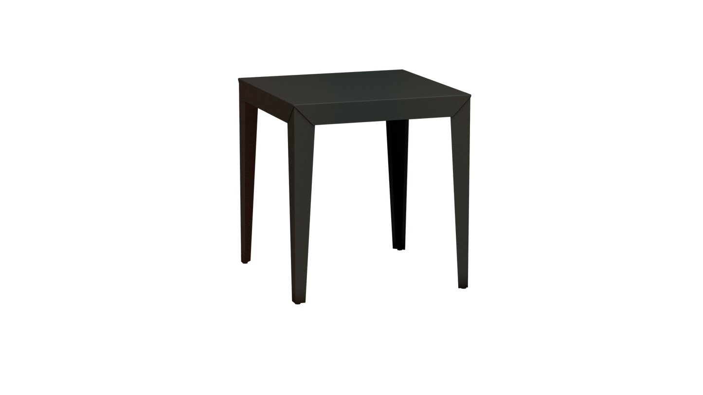Table carrée en aluminium 70cm Zef - MATIERE GRISE - La Maison MilanaiseWinners 223Fuselés