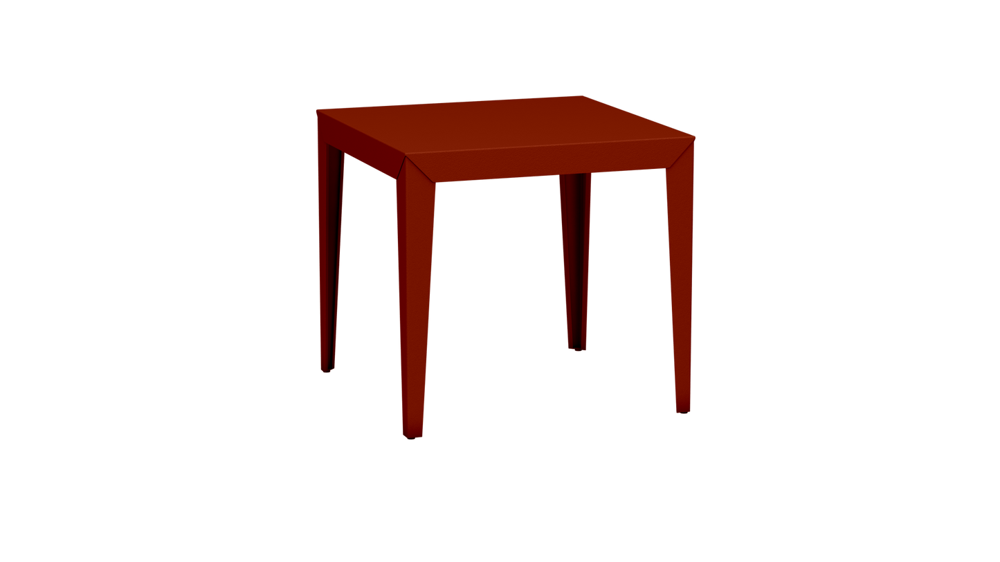 Table carrée en aluminium 80cm Zef - MATIERE GRISE - La Maison MilanaiseUltra Violet 172Droits