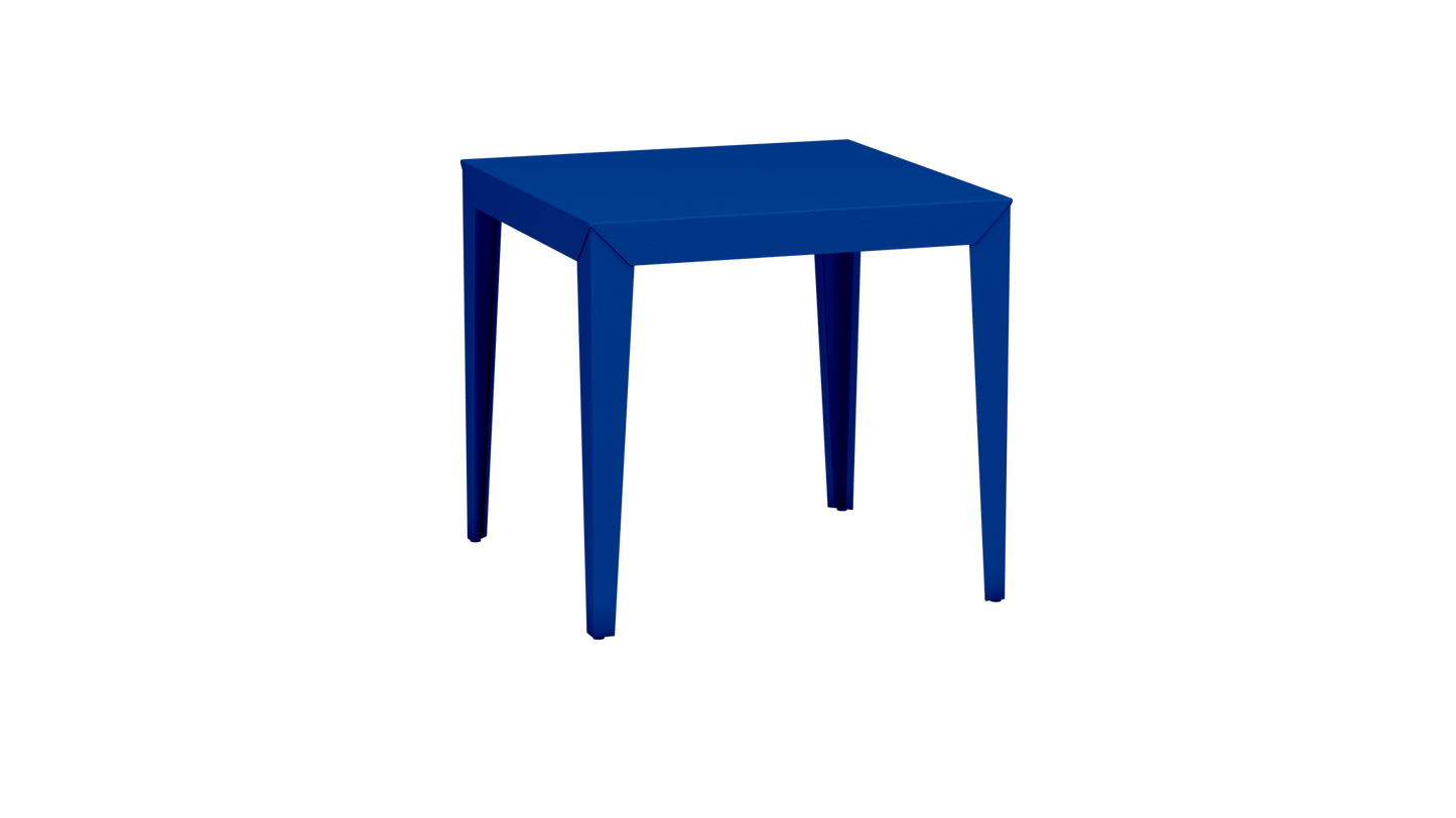 Table carrée en aluminium 80cm Zef - MATIERE GRISE - La Maison MilanaiseUltra Violet 172Droits